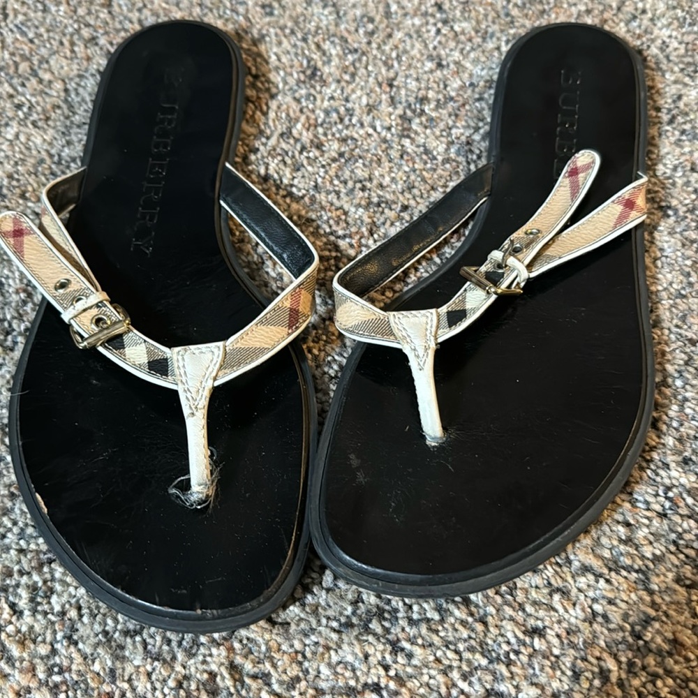 Authentic Burberry sandals
